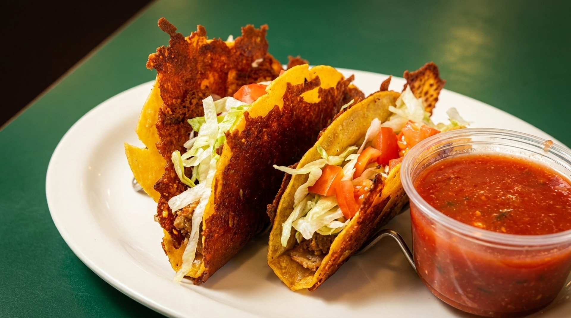 Burnt Cheese Tacos